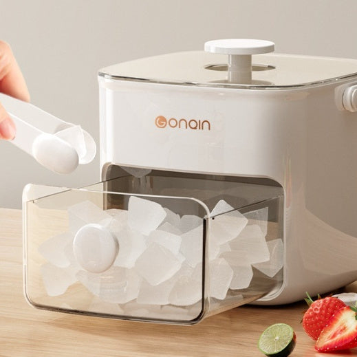 48-Grid Ice Maker Food-Grade Summer Double-Layer Design Ice Mold Easy-Press Lid Home Ice Storage Box - Opxy Luxe