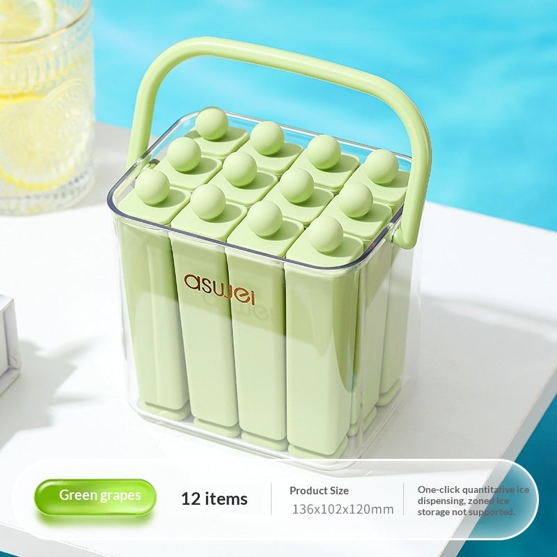 Ice Cube Tray Mold Food-grade Long Bar Ice Tray Frozen Ice Cream Molds For Freezer For Home Use Summer Refrigerator - Opxy Luxe