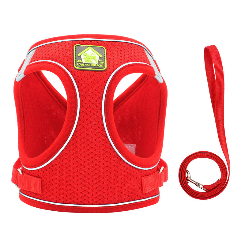 Cat Harness And Leash, Escape Proof Adjustable Vest Harness For Cats, Breathable Reflective Strip Soft Walking Vest For Small Medium Large Cats - Opxy Luxe