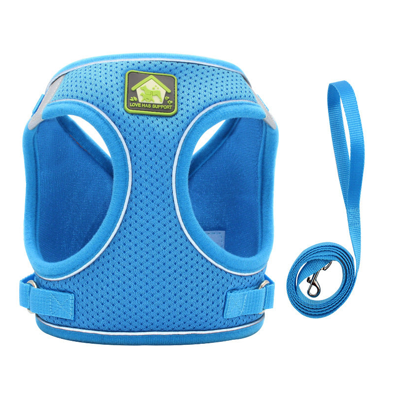 Cat Harness And Leash, Escape Proof Adjustable Vest Harness For Cats, Breathable Reflective Strip Soft Walking Vest For Small Medium Large Cats - Opxy Luxe