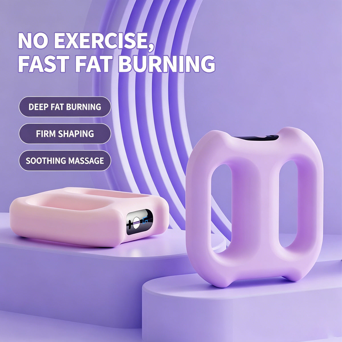 Multi-Function Electric Fascia Ring Full-Body Vibration Massager Fitness Shaping Fat-Burning Equipment Deep Tissue Massage - Opxy Luxe