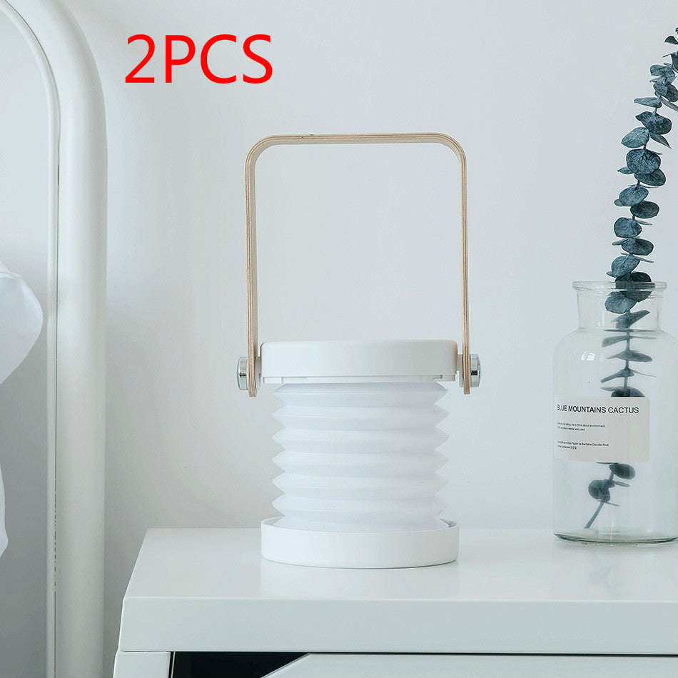 Foldable Touch Dimmable Reading LED Night Light Portable Lantern Lamp USB Rechargeable For Home Decor - Opxy Luxe