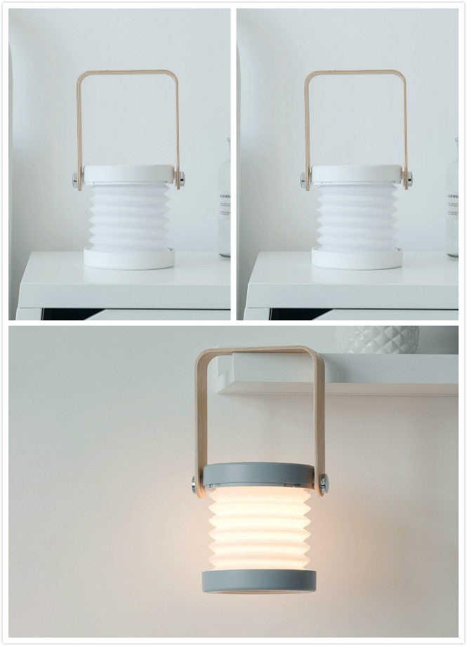 Foldable Touch Dimmable Reading LED Night Light Portable Lantern Lamp USB Rechargeable For Home Decor - Opxy Luxe