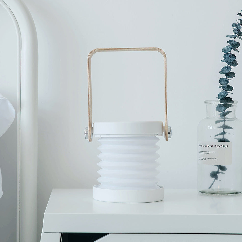 Foldable Touch Dimmable Reading LED Night Light Portable Lantern Lamp USB Rechargeable For Home Decor - Opxy Luxe