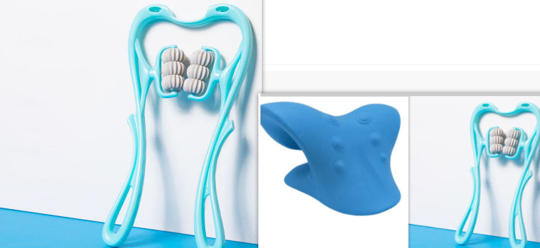 Multifunctional Manual Six-wheel Neck Massager Massage Relieve Roller Massage Tool - Opxy Luxe