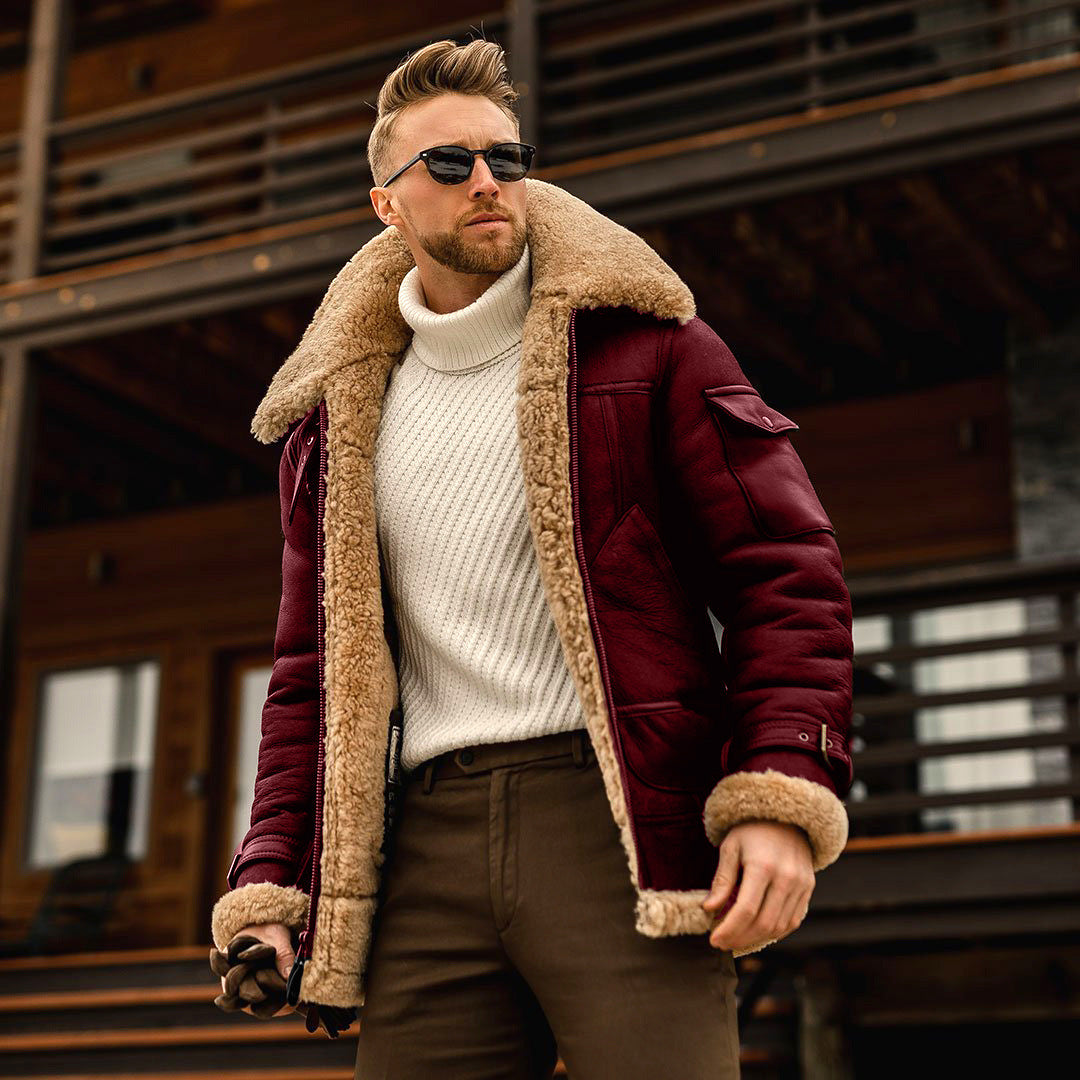 Winter Jacket Mens Military Fleece Warm Jackets Male Fur Collar Coats Army Tactical Jacket - Opxy Luxe