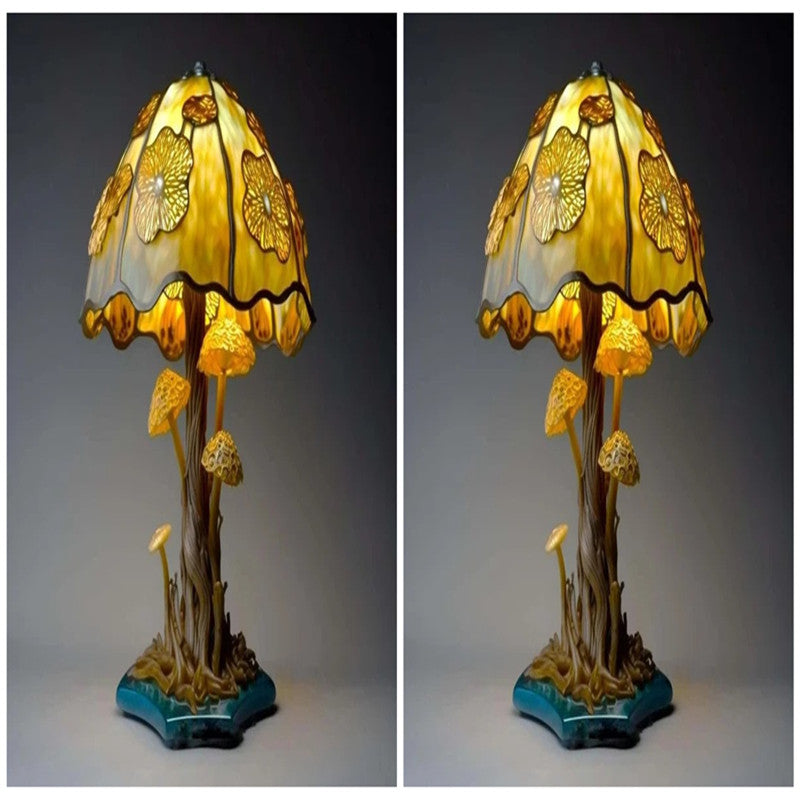 Color Changing Mushroom Lamp - LED Night Light for Home Decor Bedroom Bedside Table Ambient Lighting Decoration - Opxy Luxe