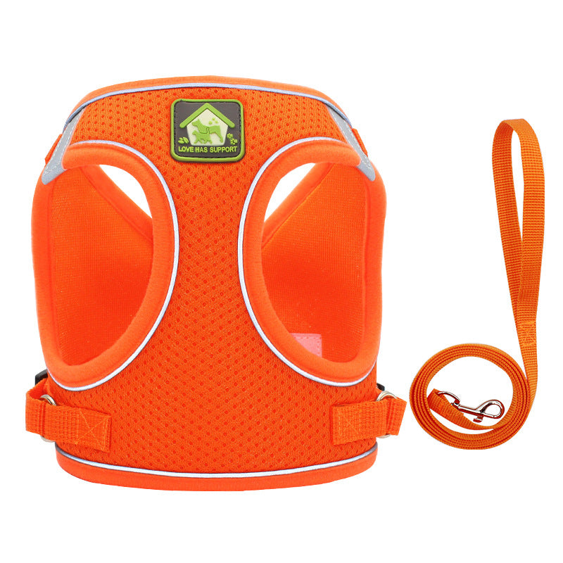 Cat Harness And Leash, Escape Proof Adjustable Vest Harness For Cats, Breathable Reflective Strip Soft Walking Vest For Small Medium Large Cats - Opxy Luxe