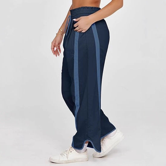 Women's Casual Loose Drawstring Bucket Pants - Comfortable Wide Leg Trousers for Daily Wear - Opxy Luxe