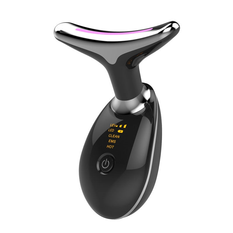 EMS Thermal Neck Lifting And Tighten Massager Electric Microcurrent Wrinkle Remover - Opxy Luxe