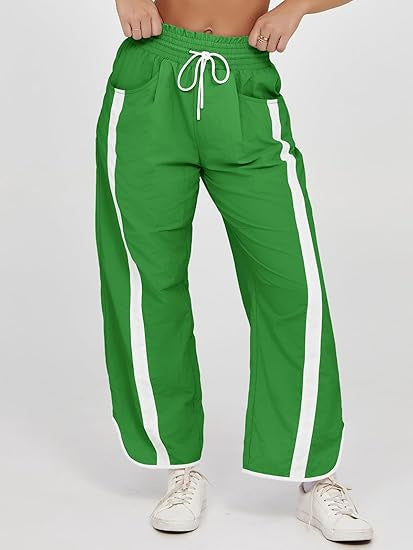 Women's Casual Loose Drawstring Bucket Pants - Comfortable Wide Leg Trousers for Daily Wear - Opxy Luxe