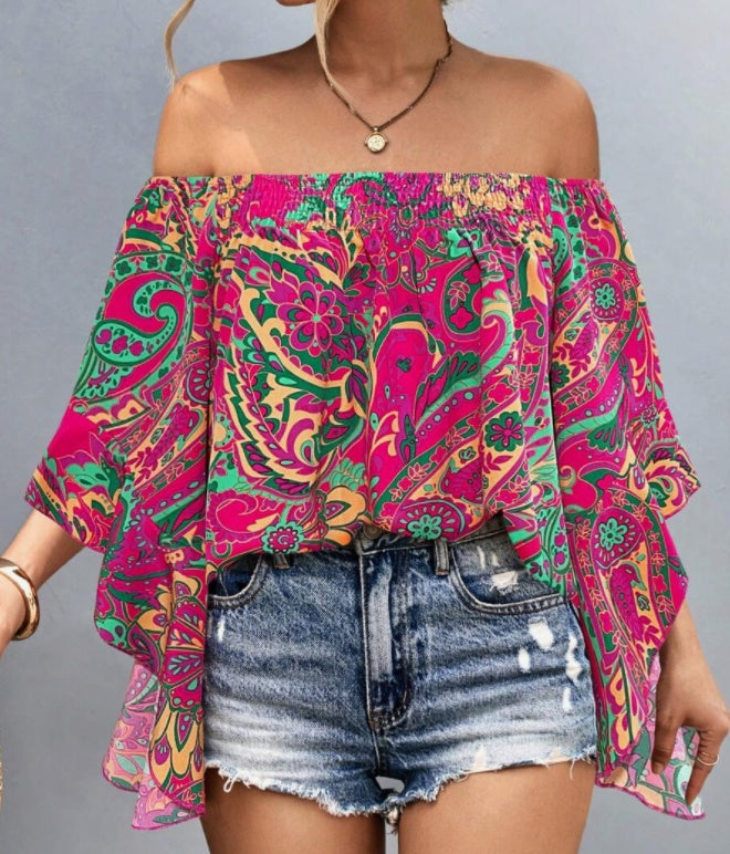 Women's Polyester Top - Opxy Luxe