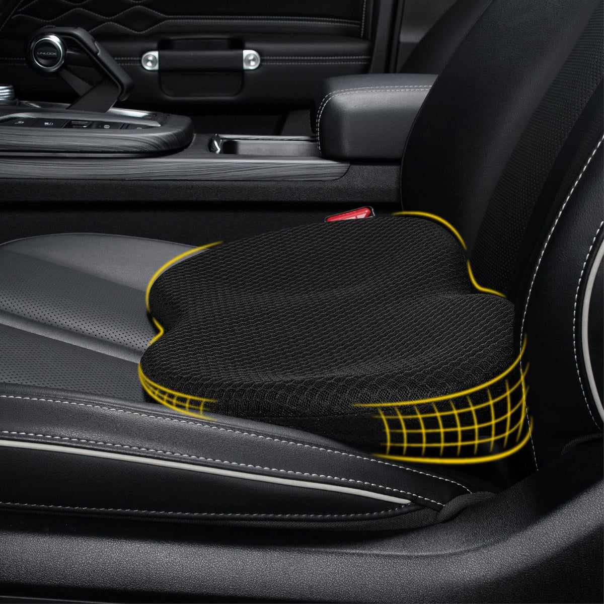 Multifunctional Car Seat Cushion Universal Memory Lumbar Pillow Support Driver Breathable Relief Comfort Chair Car Seat Pad - Opxy Luxe