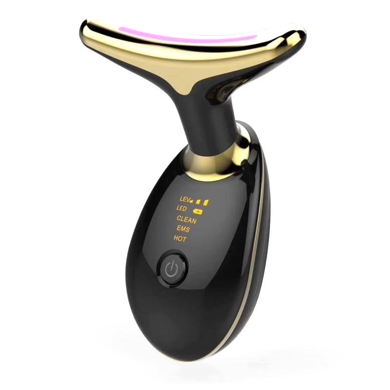 EMS Thermal Neck Lifting And Tighten Massager Electric Microcurrent Wrinkle Remover - Opxy Luxe