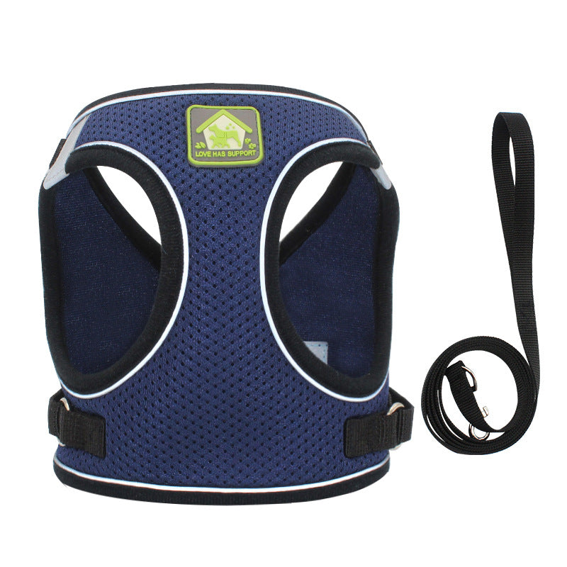 Cat Harness And Leash, Escape Proof Adjustable Vest Harness For Cats, Breathable Reflective Strip Soft Walking Vest For Small Medium Large Cats - Opxy Luxe