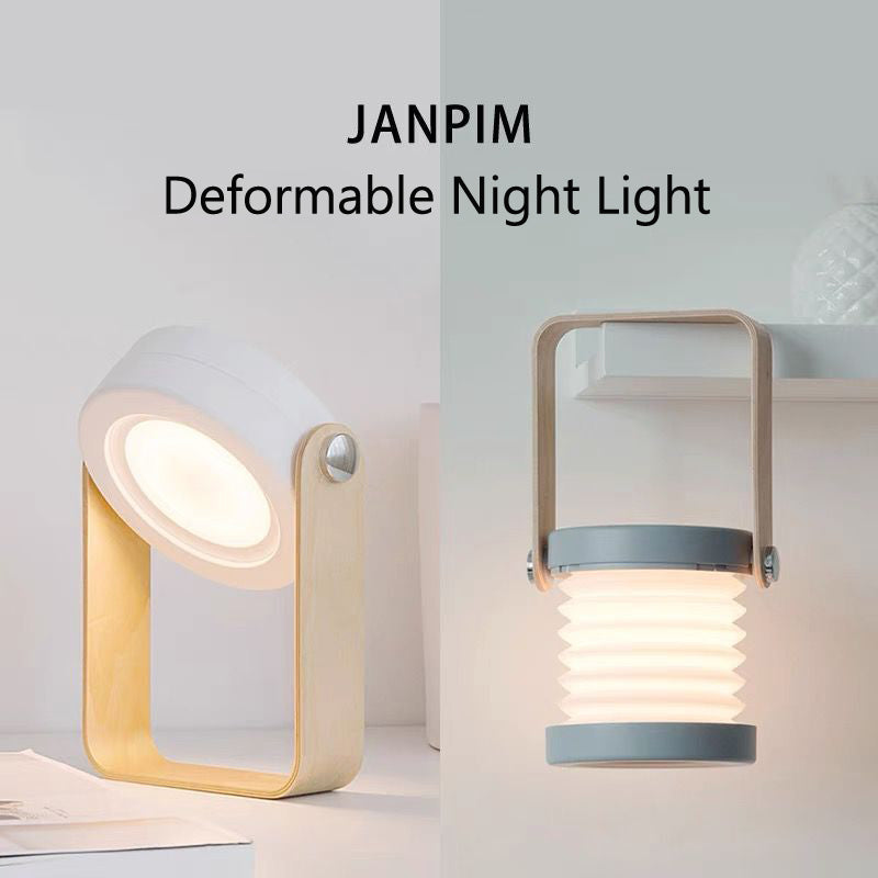 Foldable Touch Dimmable Reading LED Night Light Portable Lantern Lamp USB Rechargeable For Home Decor - Opxy Luxe