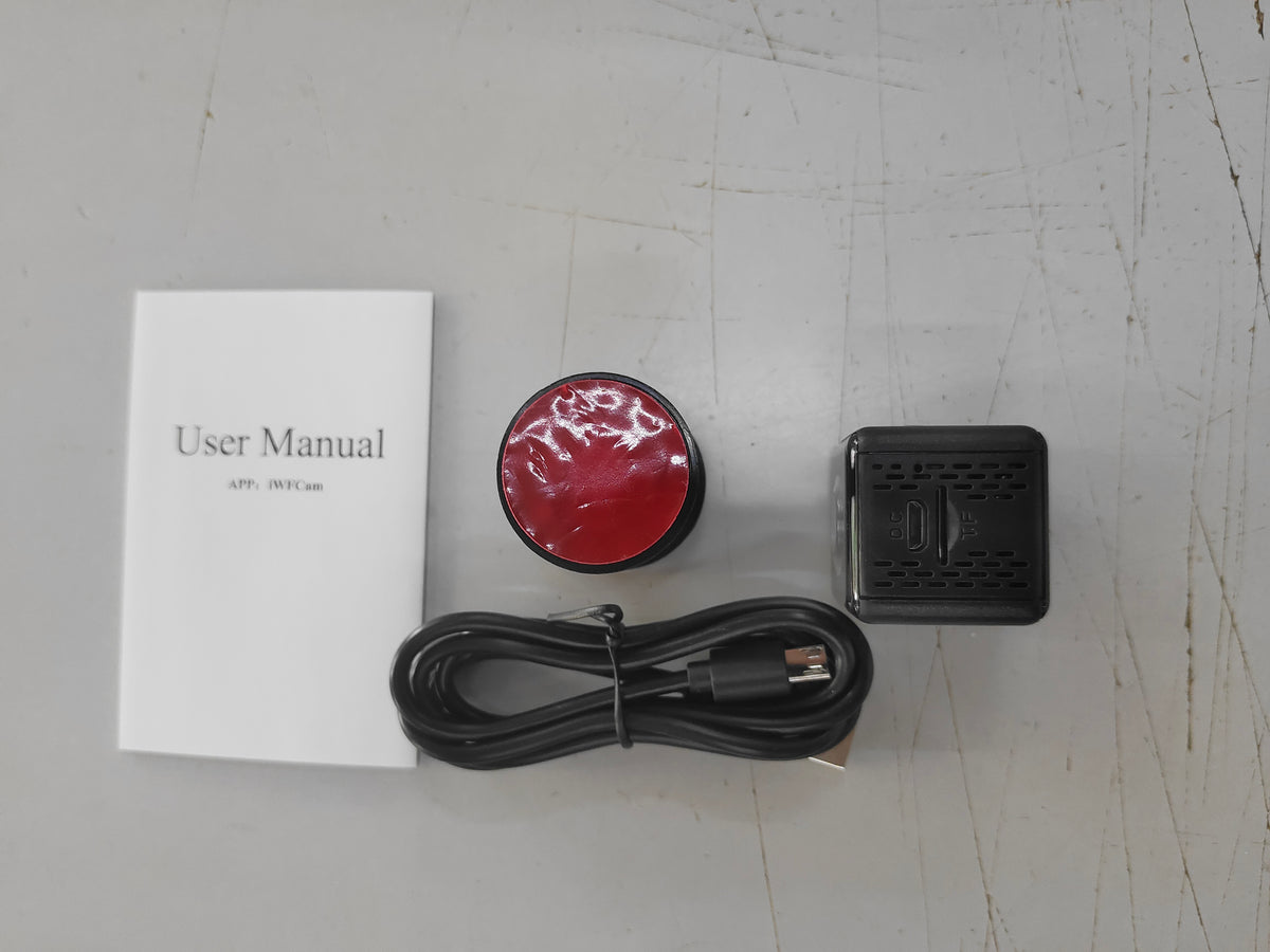 Mini Square Wireless WiFi Camera - Portable Small Security Cam with Remote View Support for Home Office Surveillance - Opxy Luxe