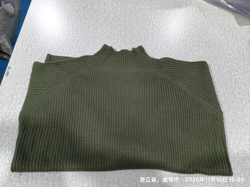 Solid Turtleneck Long Sweater Winter Warm Women Sweater Dress - Opxy Luxe