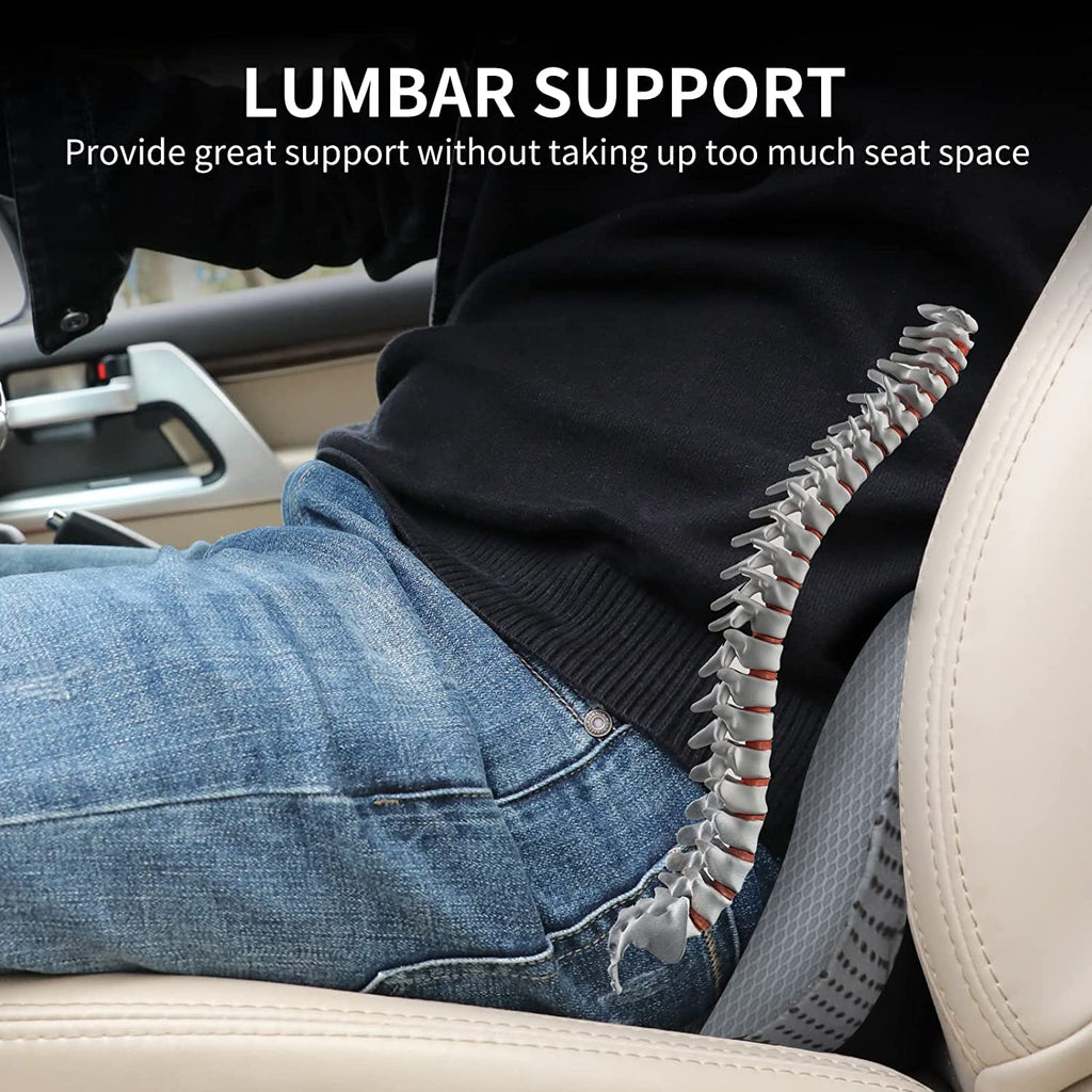 Multifunctional Car Seat Cushion Universal Memory Lumbar Pillow Support Driver Breathable Relief Comfort Chair Car Seat Pad - Opxy Luxe