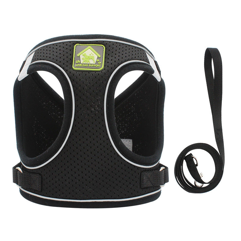 Cat Harness And Leash, Escape Proof Adjustable Vest Harness For Cats, Breathable Reflective Strip Soft Walking Vest For Small Medium Large Cats - Opxy Luxe