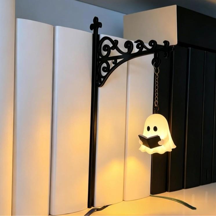 LED Bookshelf Lamp Library Lantern Mini Night Light Book Library Nook Decor Creative Reading Gift For Halloween Bedroom Home Office Desk - Opxy Luxe