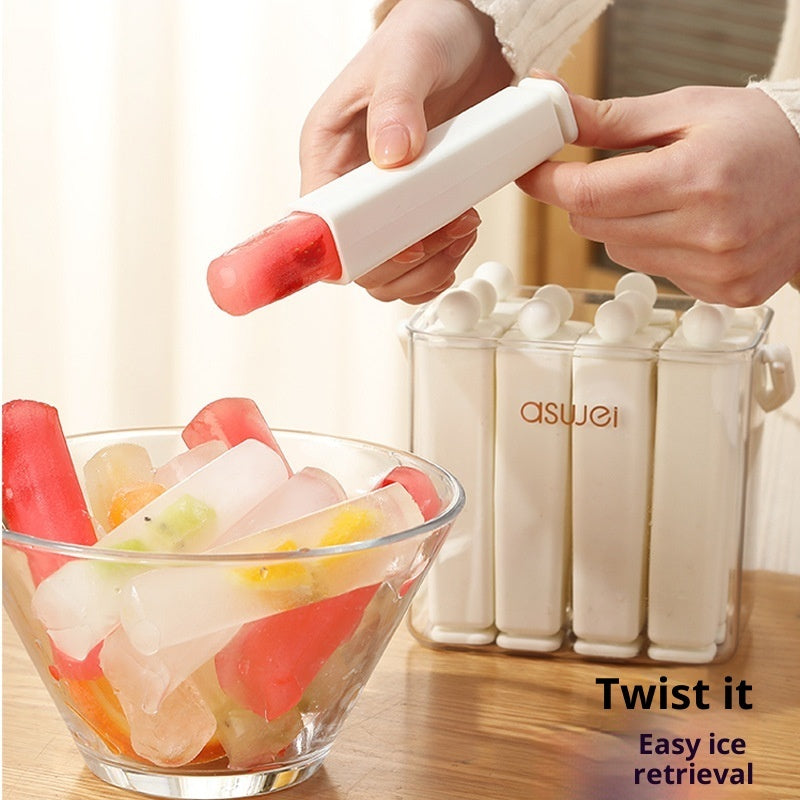 Ice Cube Tray Mold Food-grade Long Bar Ice Tray Frozen Ice Cream Molds For Freezer For Home Use Summer Refrigerator - Opxy Luxe