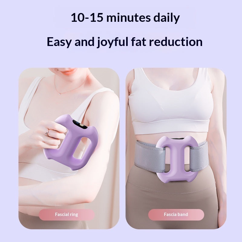 Multi-Function Electric Fascia Ring Full-Body Vibration Massager Fitness Shaping Fat-Burning Equipment Deep Tissue Massage - Opxy Luxe